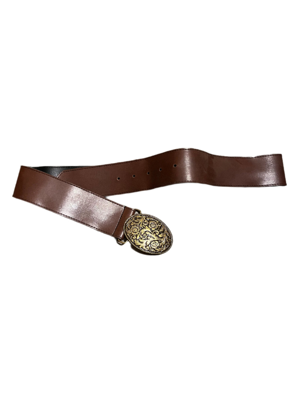 Women's Faux Leather Cowboy Belt