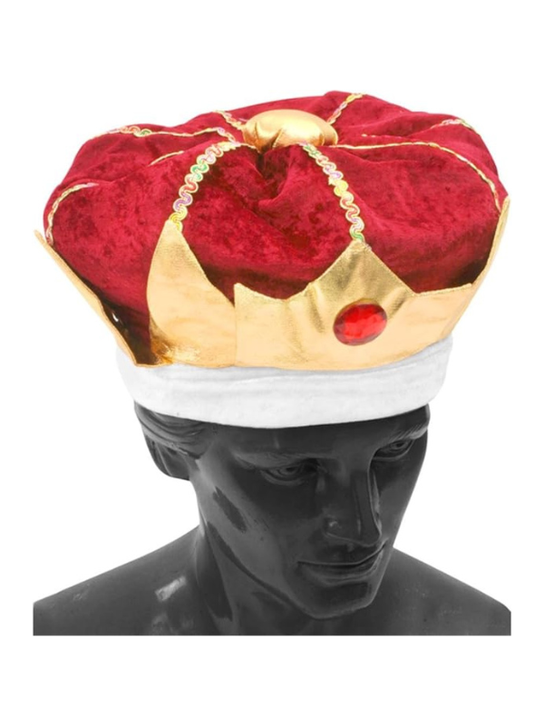 Adult Velvet King Crown