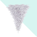 Upside Down 6' White Artificial Christmas Tree