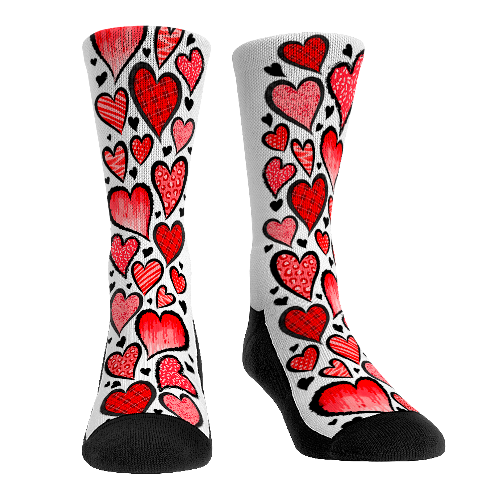 Valentine's Day - Fluttering Hearts All-Over