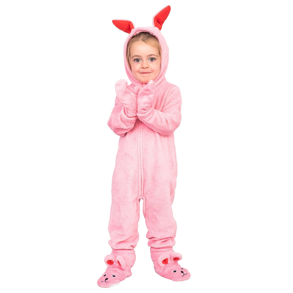 A Christmas Story Pink Bunny Pajamas Christmas Jumpsuit Halloween Costume