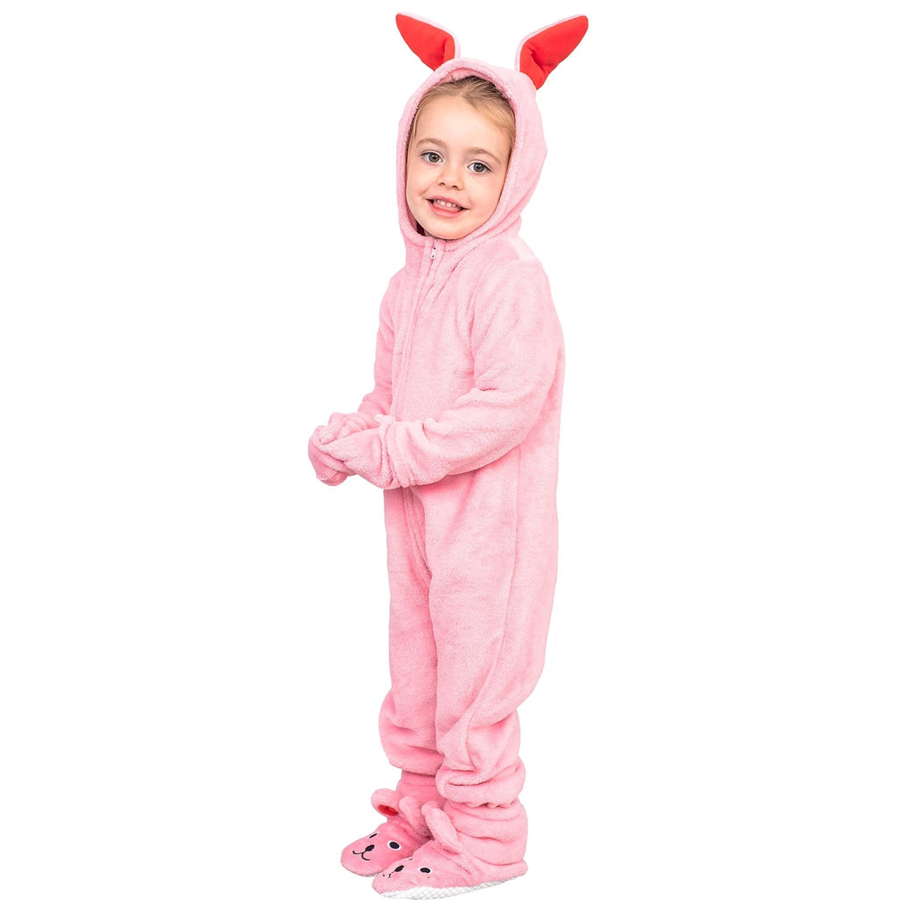 A Christmas Story Pink Bunny Pajamas Christmas Jumpsuit Halloween Costume