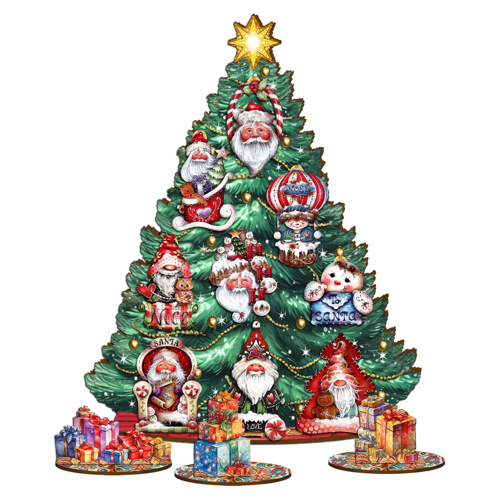 Christmas Story Christmas Tree Eco Wood Set by Jamie Mills-Price Christmas Decor - 8091509-MP