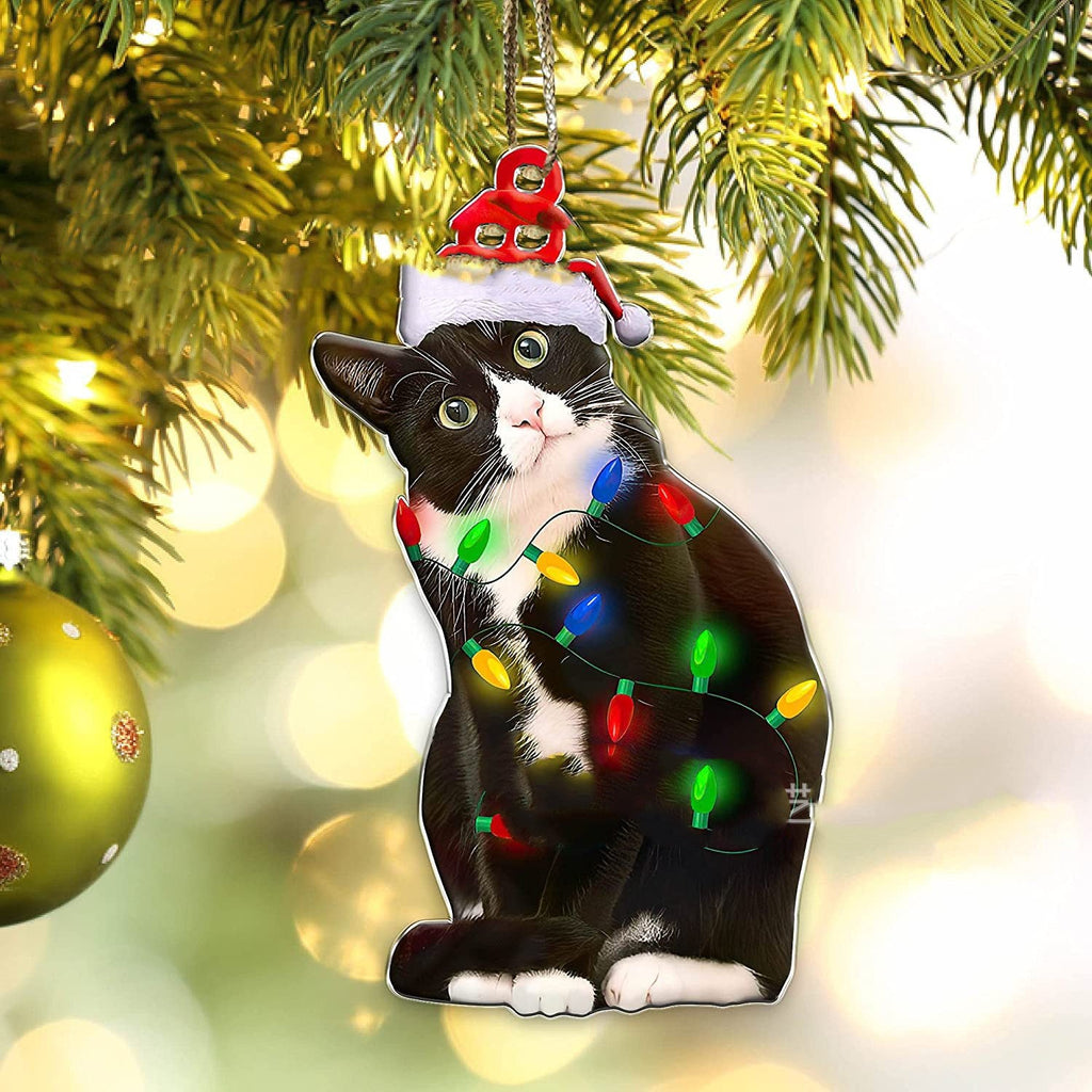 Black Cat Christmas Halloween Decoration Cat Decoration Pendant