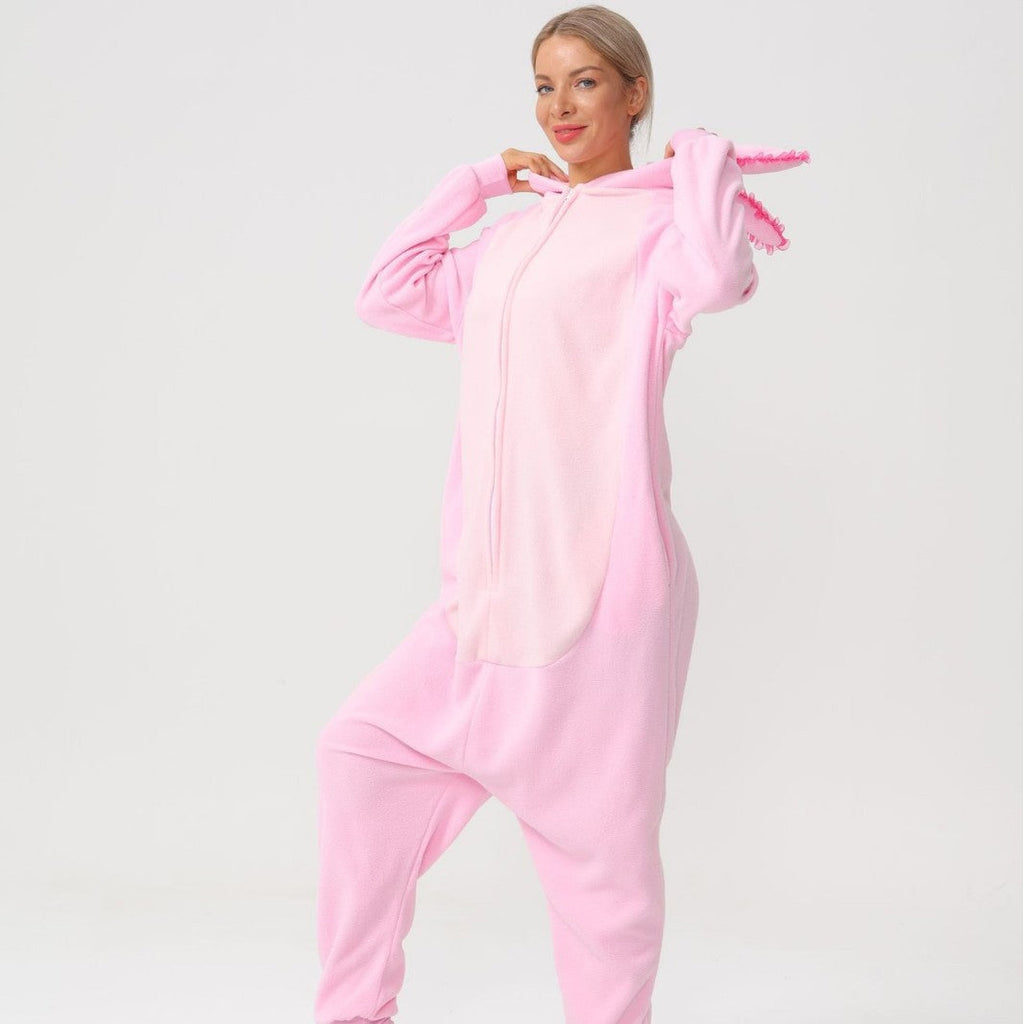 Halloween Salamander Print Fleece Loungewear Set - Soft Warm Pajamas for Men Women Casual Home Sleepwear