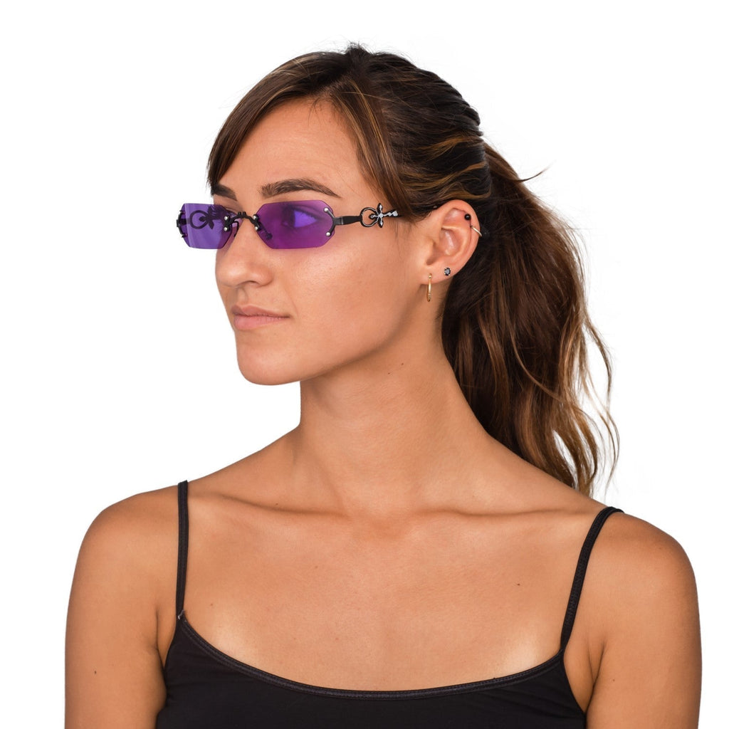 Adult Halloween Accessory Gothic Vampire Glasses