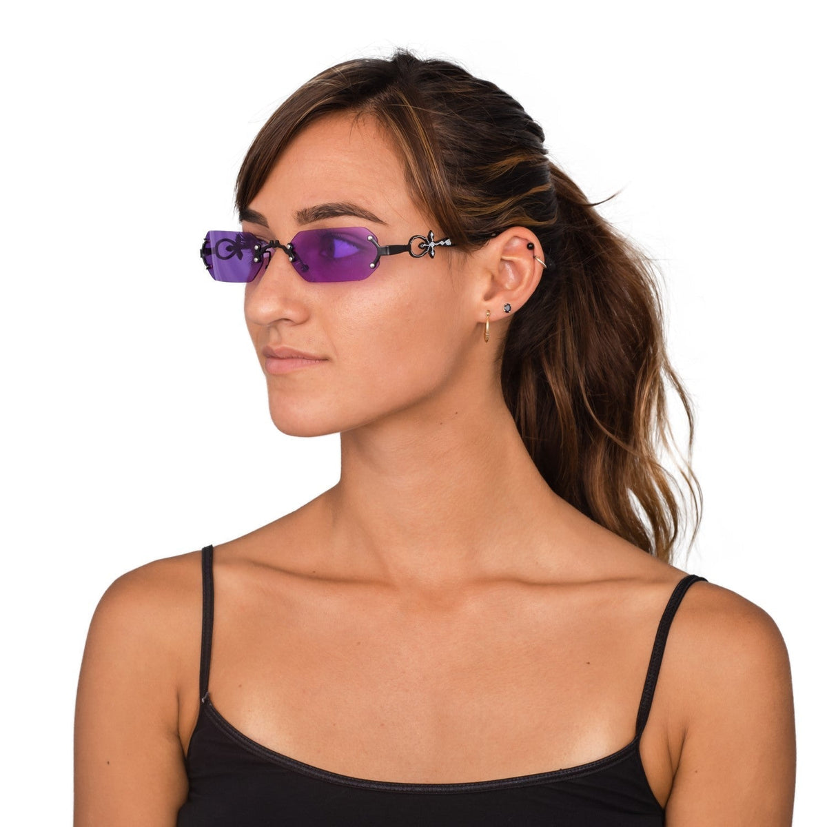 Adult Halloween Accessory Gothic Vampire Glasses