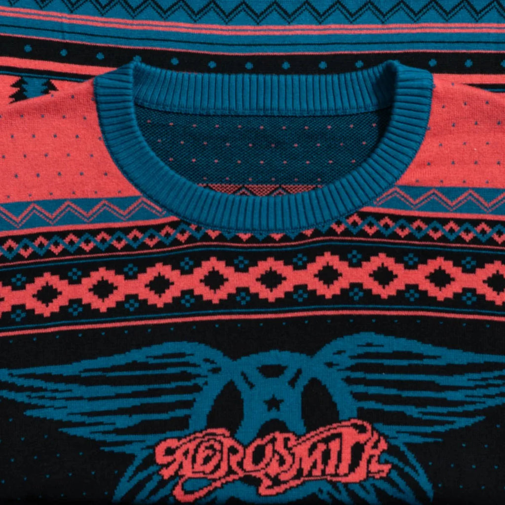 Aerosmith Wings Logo Adult Unisex Ugly Christmas Sweater