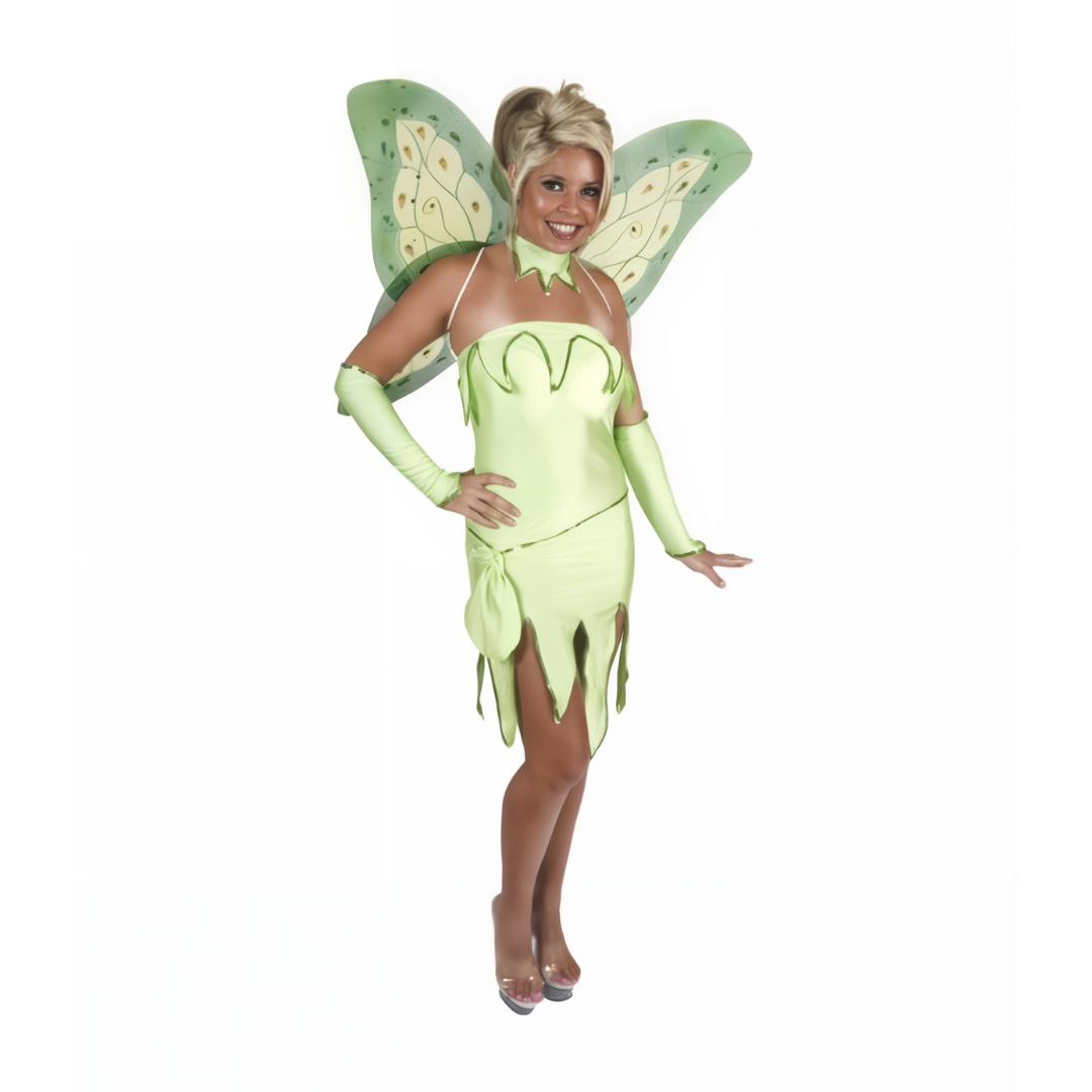 Women's Emerald Fairy Halloween Costume (Junior Sizes)