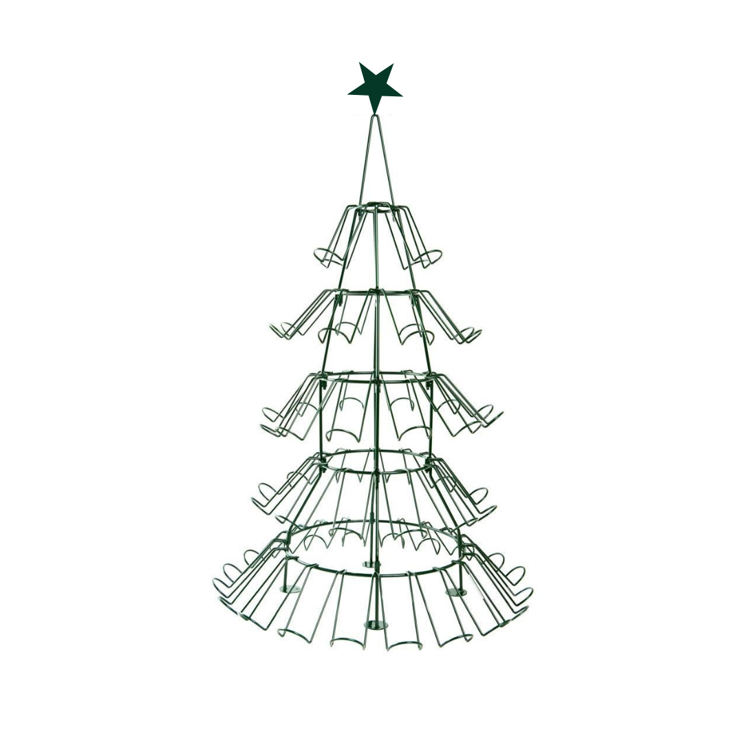 Christmas Tree Wine Rack, 60 Rack Spaces