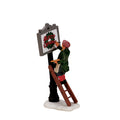 Sign Painter on Ladder figurine