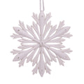 Elegant Snowflake Ornament with Swarovski Elements