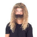 Aquaman Movie Adult Halloween Cosplay Costume Wig and Beard Set