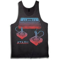 Atari Video Game Console and Joysticks Adult Black Tank Top