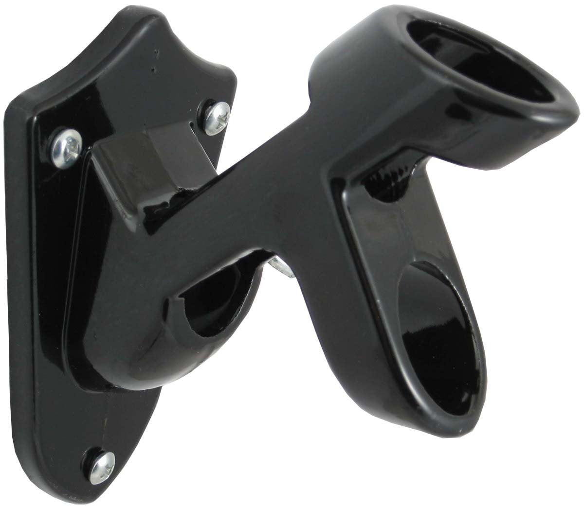 Black 2-Position Flagpole Bracket