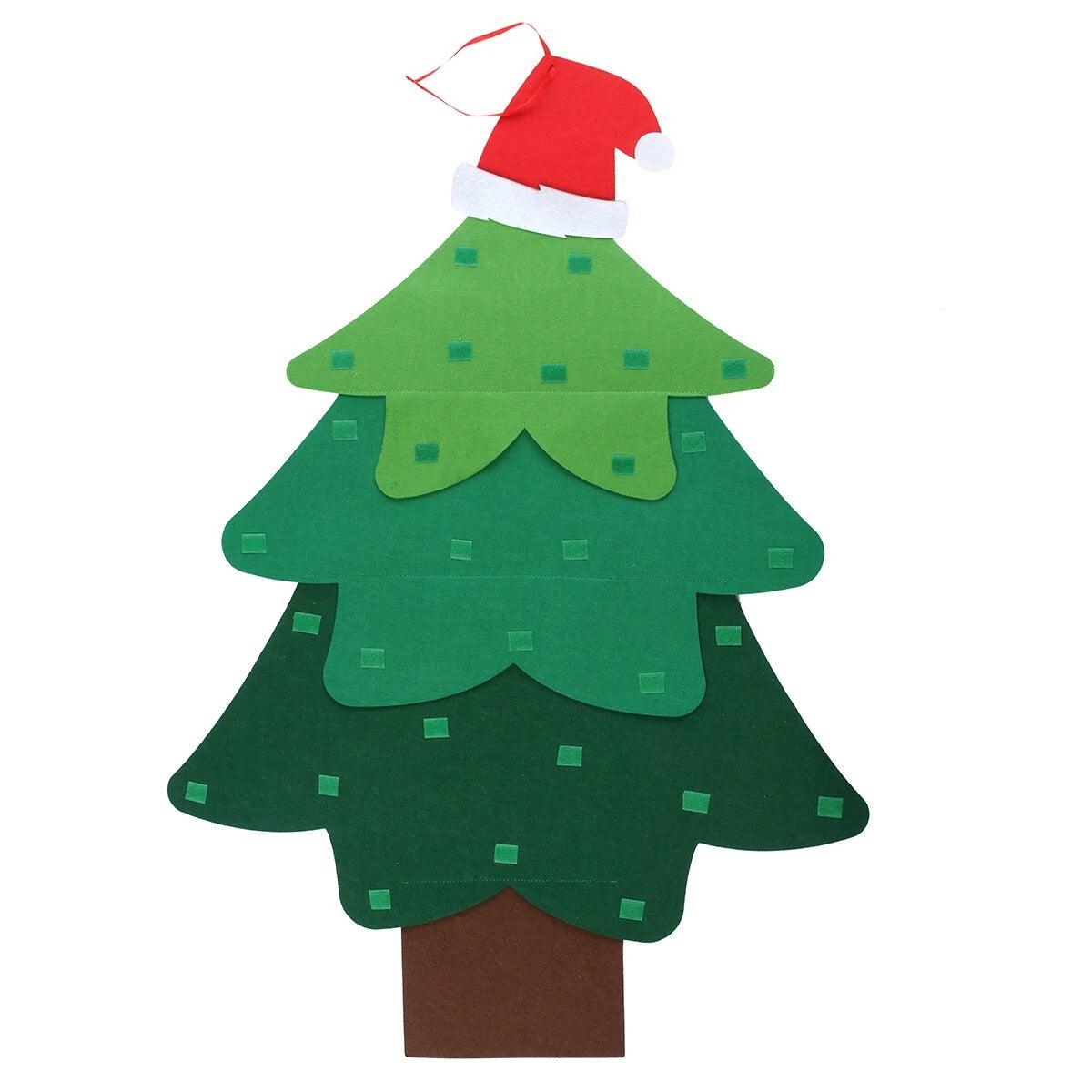 DIY Felt Christmas Tree Merry Christmas Decoration