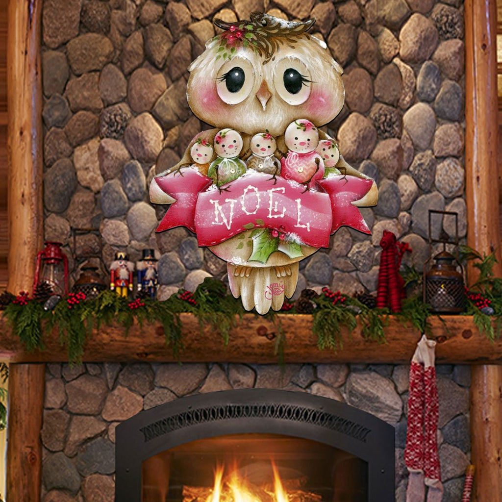 Owl You Need Is Love Door Decor by Jamie Mills-Price - Christmas Decor - 8457509H