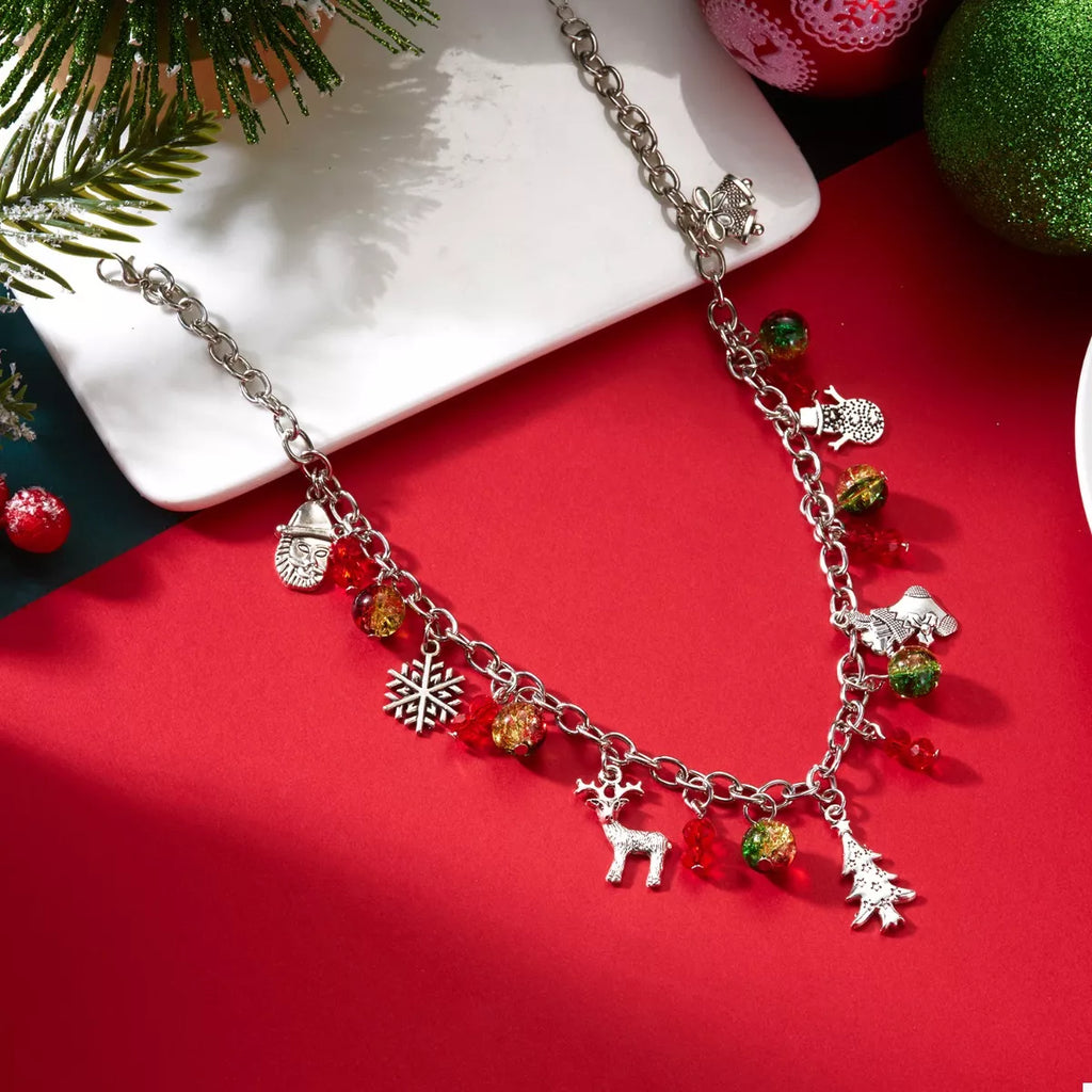 Christmas Themed Charm Necklace