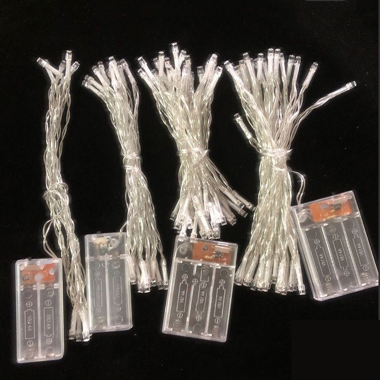 Battery-Powered LED Christmas String Lights