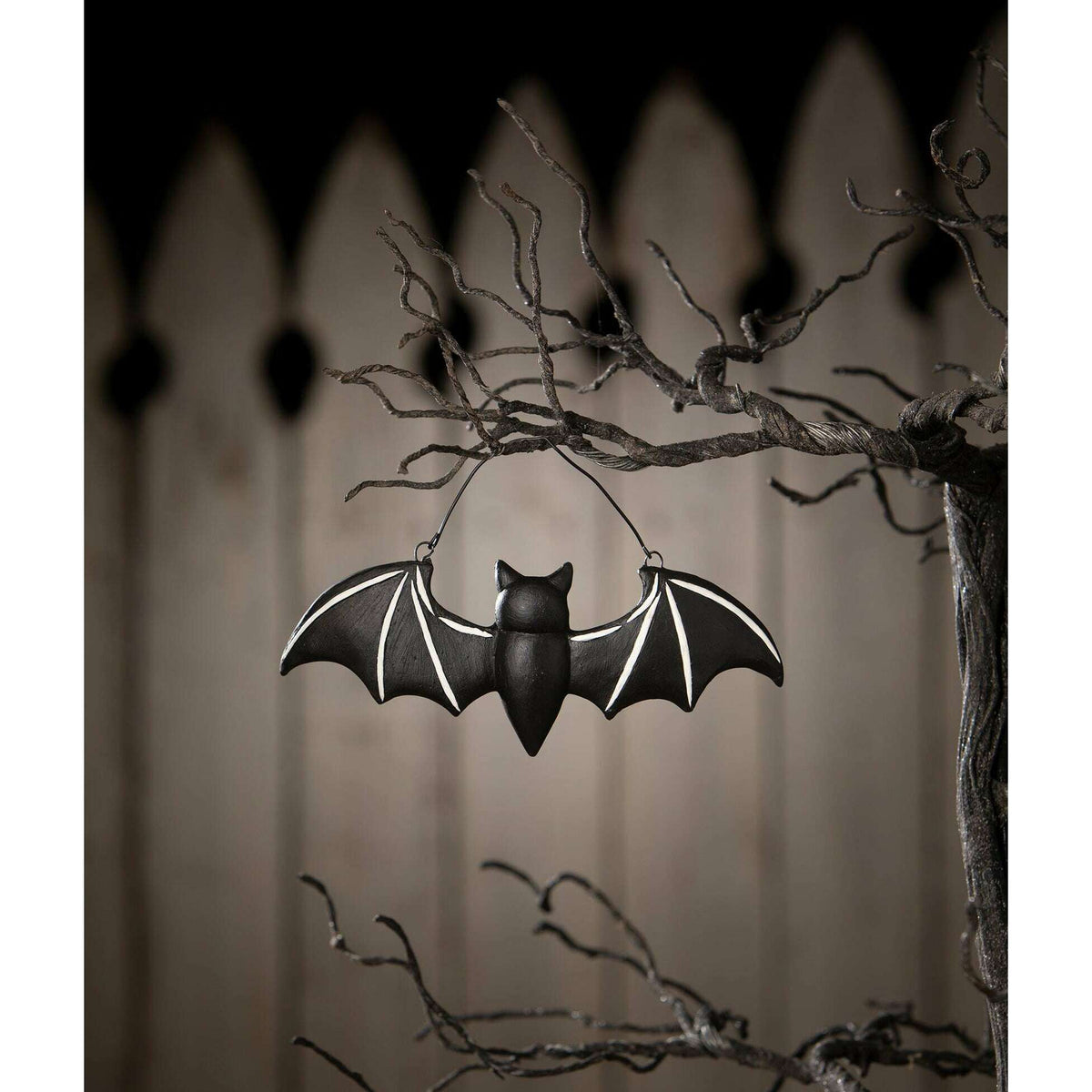 Batty Skeleton Ornament | Halloween Decor | Bethany Lowe