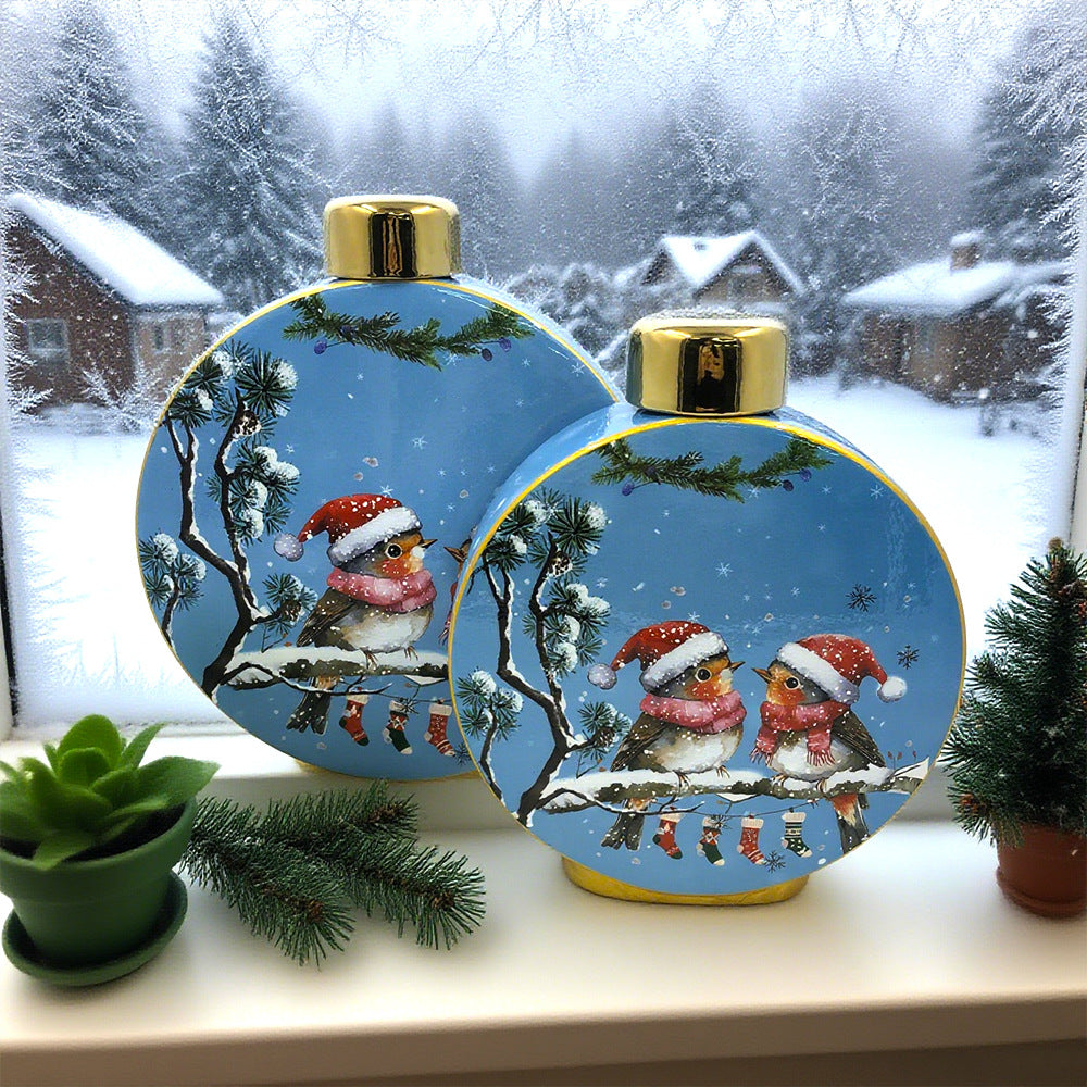 Christmas Decorations Ceramic Vase Ornaments