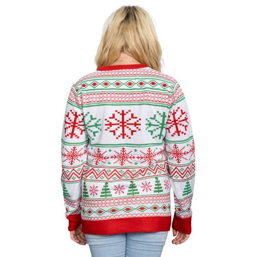 Best Friends Fair Isle Faces South Park Adult Unisex Ugly Christmas Sweater