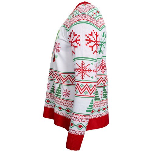 Best Friends Fair Isle Faces South Park Adult Unisex Ugly Christmas Sweater
