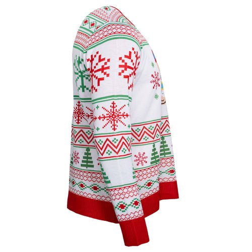 Best Friends Fair Isle Faces South Park Adult Unisex Ugly Christmas Sweater