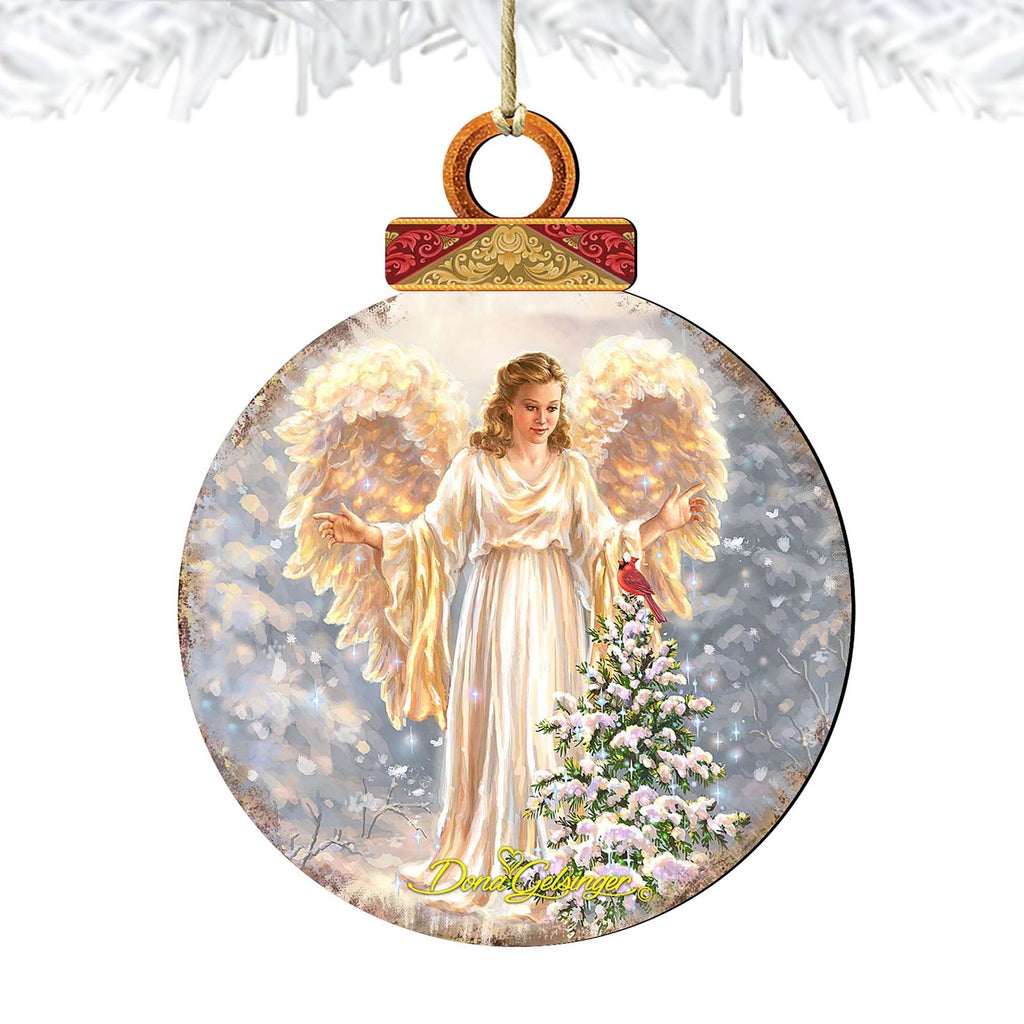 Woodland Angel Wooden Ornaments by Gelsinger - Christmas Decor - 8021046-1565