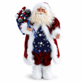 Standing Santa Fabric Figurine 18 Inches