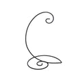 Black Iron Ornament Stand