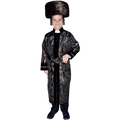 Black Rabbi Coat - Kids
