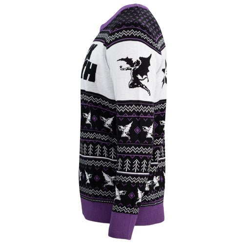 Black Sabbath Unisex Flying Demon Logo Ugly Christmas Sweater