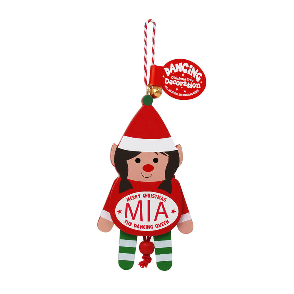 Dancing Wooden Ornament (L - Z) -