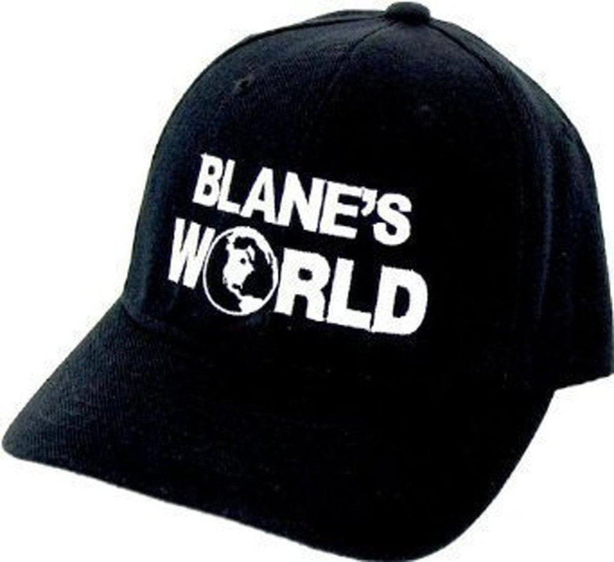 Blake Blane's World Fitted Black Baseball Cap Hat