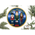 Blue Nutcracker Merry Christmas Sign