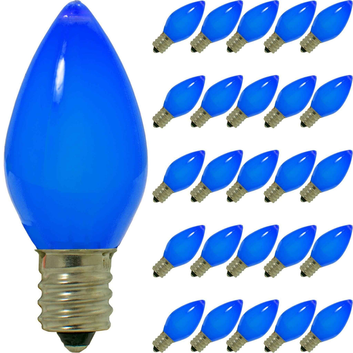 Blue Solid LED Light Bulbs