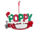 Poppy Golf Bag Ornament
