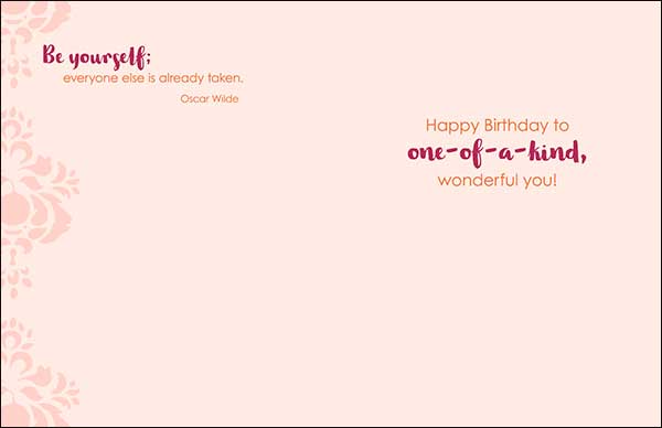 Birthday Card - Be Yourself; Everyone else Is Already Taken