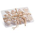 4.75" Box of Gingerbread Cookie Christmas Ornaments