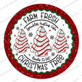 Farm Fresh Christmas Tree Glitter Sign