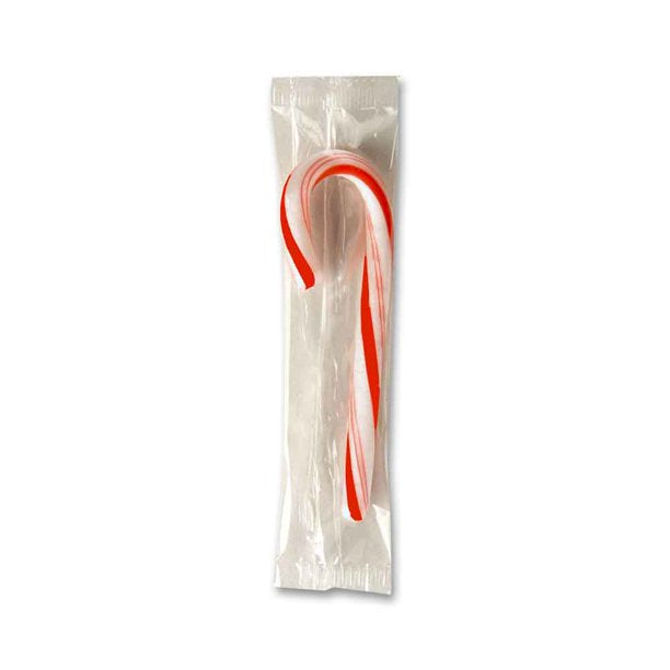 Wrapped Mini Candy Cane - Sold Individually