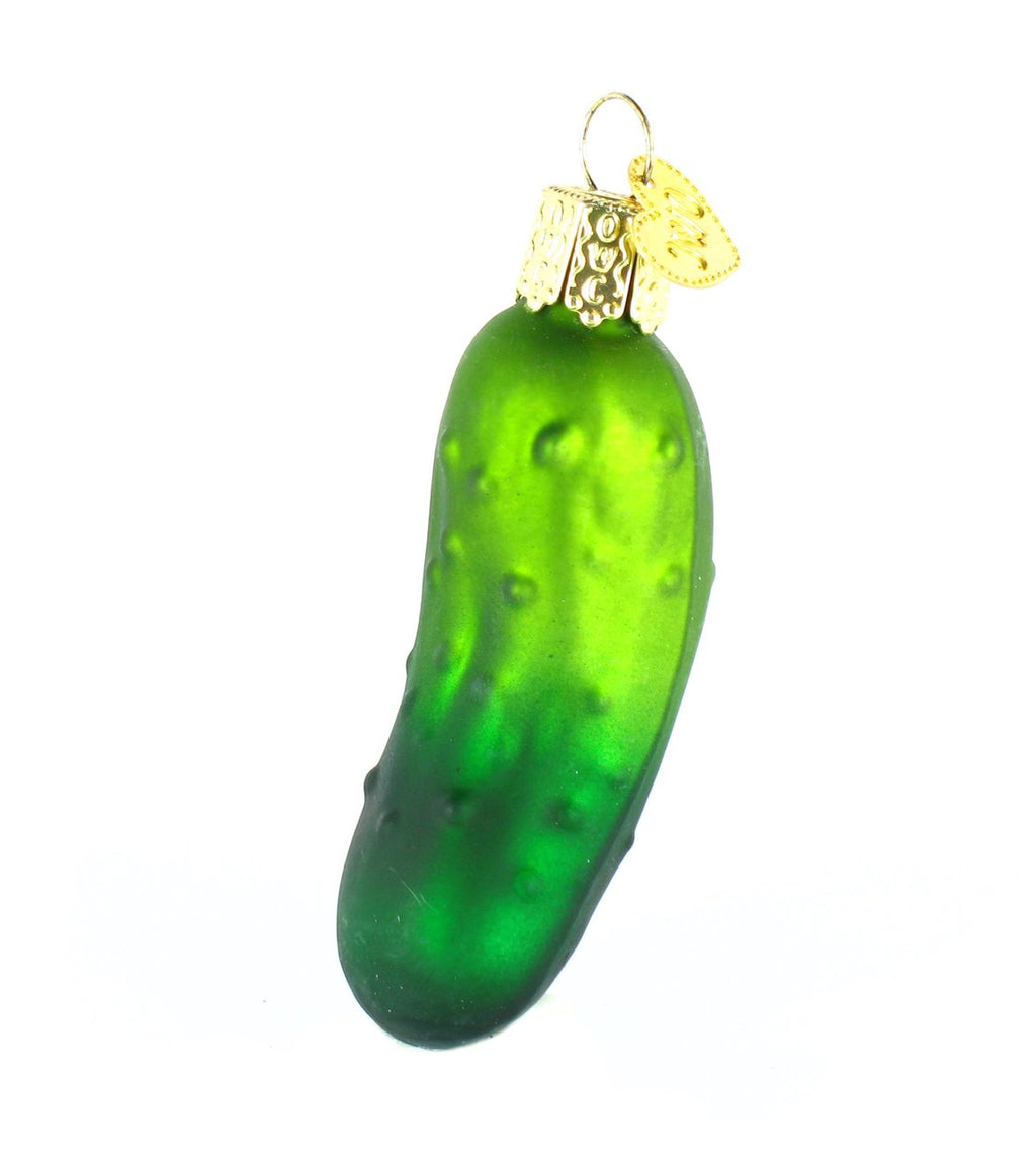 Sweet Pickle Glass Ornament