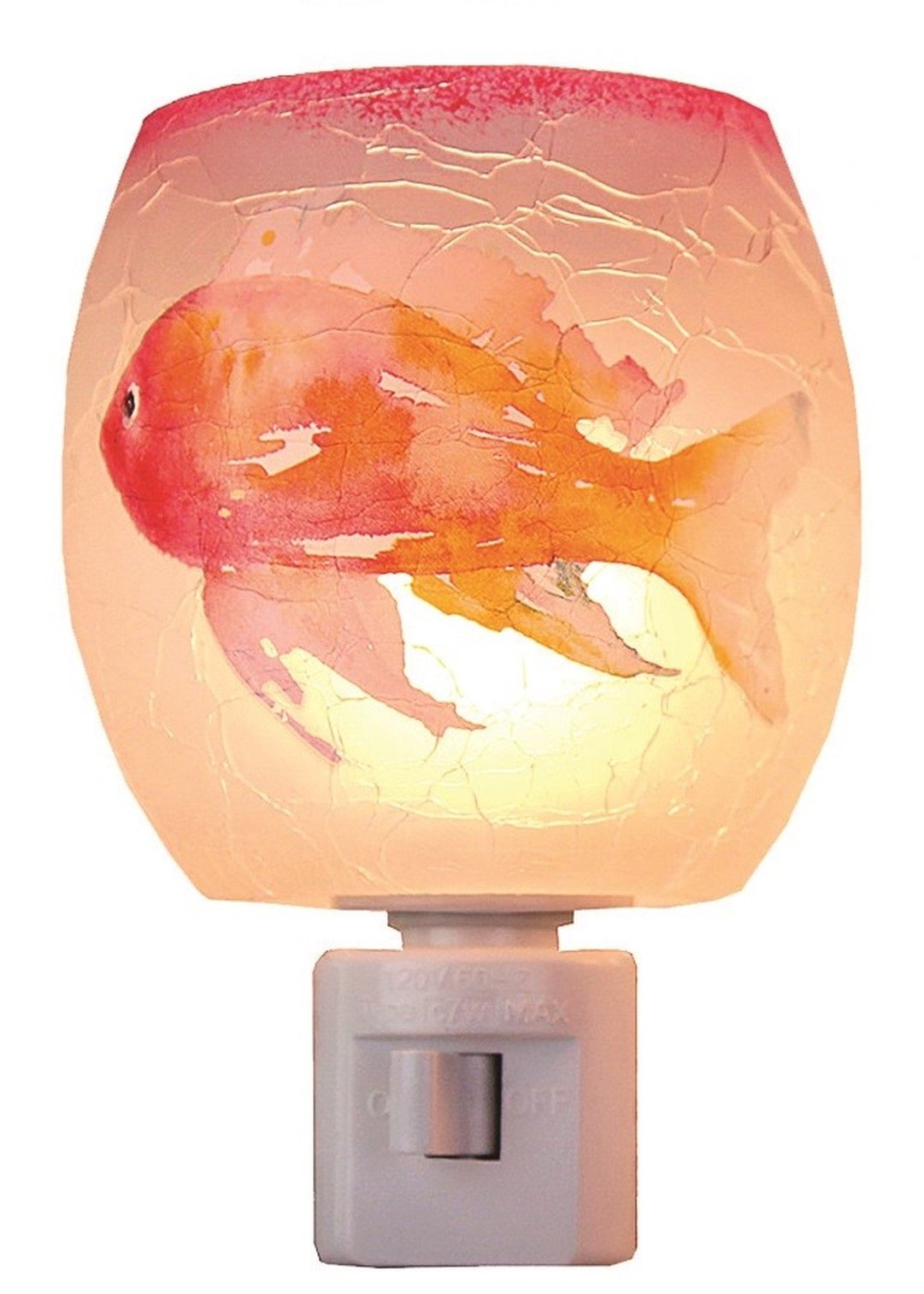 Glass Nightlight - Water Color Fish - Style E