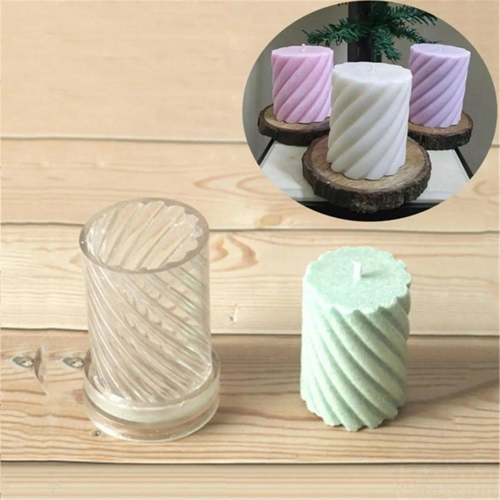 Plastic Spiral Candle Mold for DIY Crafts | Durable & Versatile