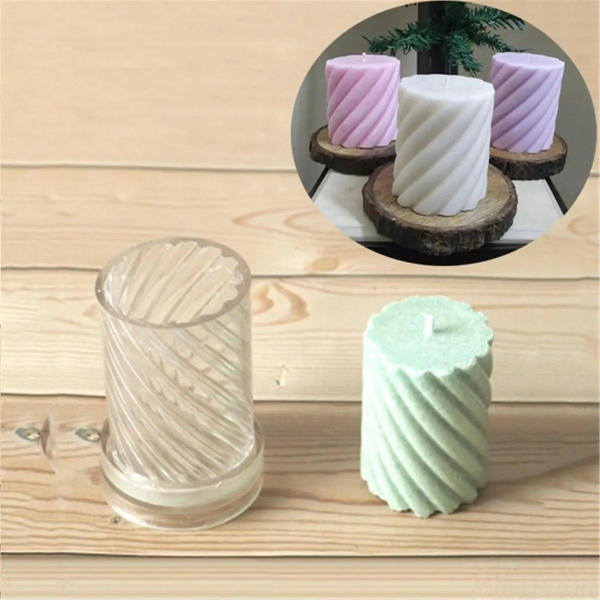 Plastic Spiral Candle Mold for DIY Crafts | Durable & Versatile