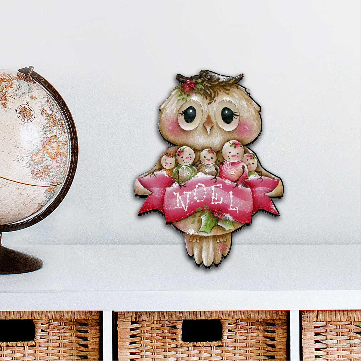 Owl You Need Is Love Door Decor by Jamie Mills-Price - Christmas Decor - 8457509H