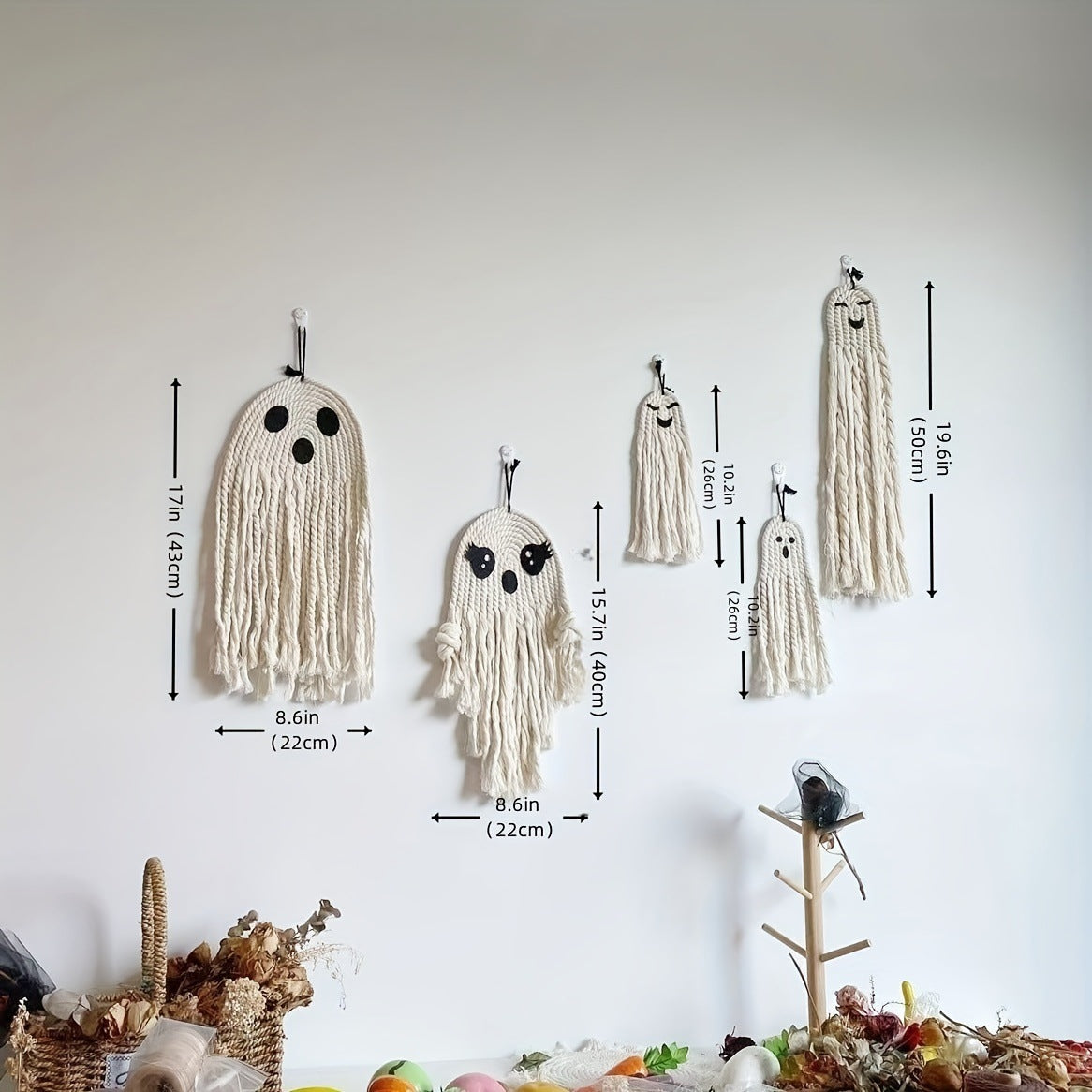 Halloween Ghost Hanging Decoration Holiday Wall Decoration