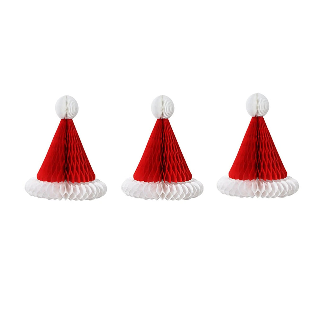 Merry Christmas Hats Trees Latex Round Balloons Bundle