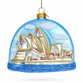 Sydney Opera House Glass Christmas Ornament
